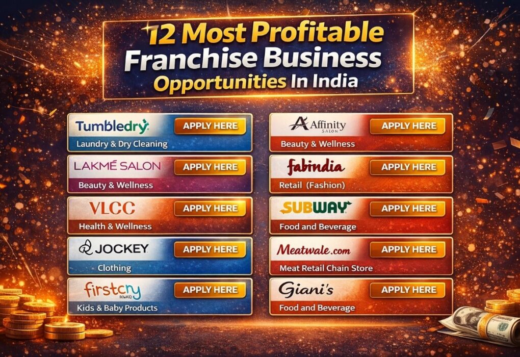 12 Most Profitable Franchise Business Opportunities In India